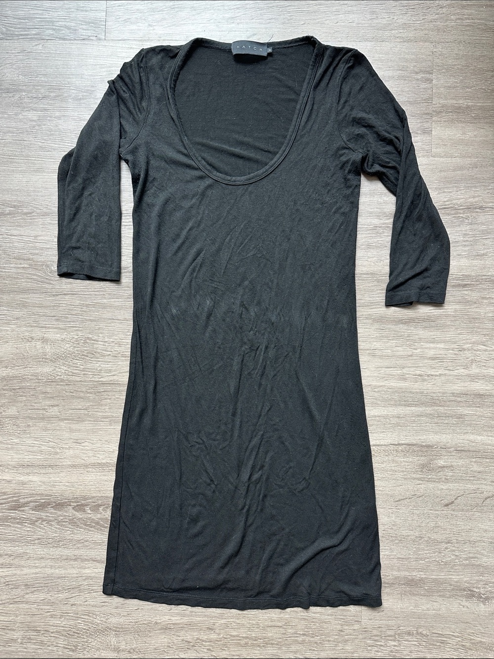Hatch Black Maternity Dress Petite